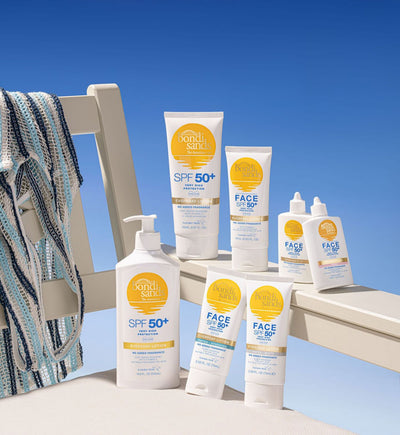 Lotion solaire Bondi Sands pour le visage SPF 50+ sans parfum 75 ml