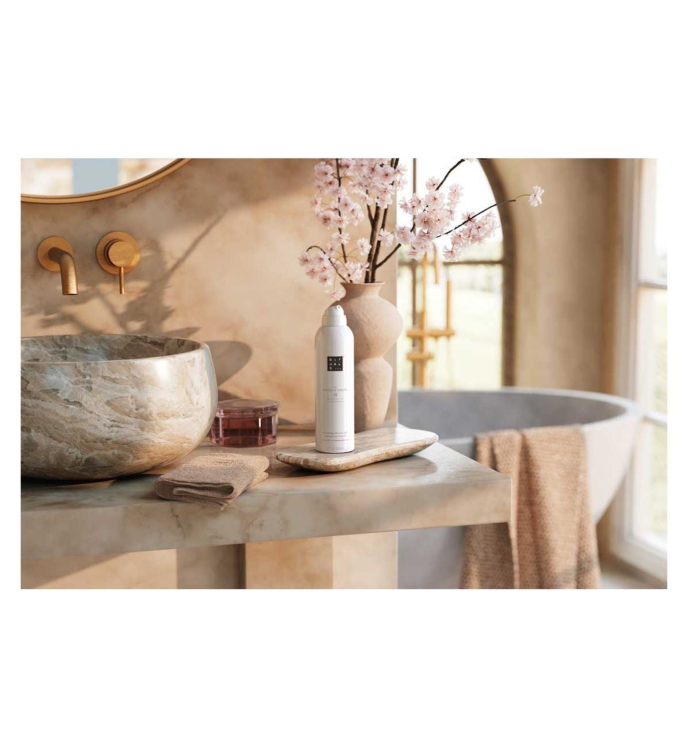 Rituals foaming shower gel Cherry Blossom & Rice Milk 200ml (British brand)