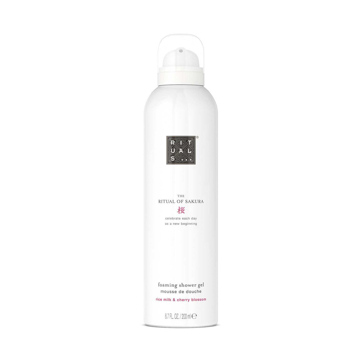 Rituals foaming shower gel Cherry Blossom & Rice Milk 200ml (British brand)