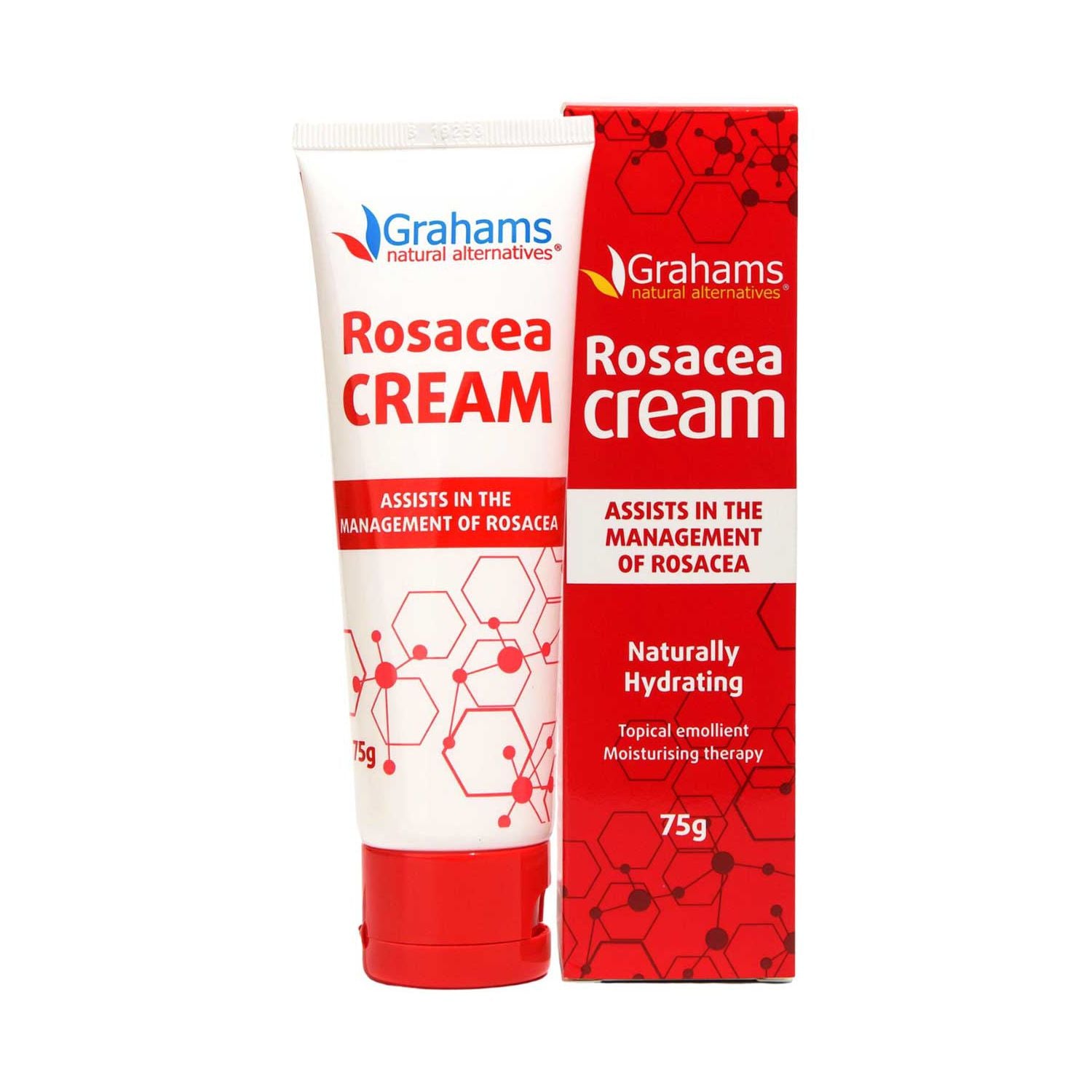 Grahams Natural Rosacea Cream 75g, imported from the UK