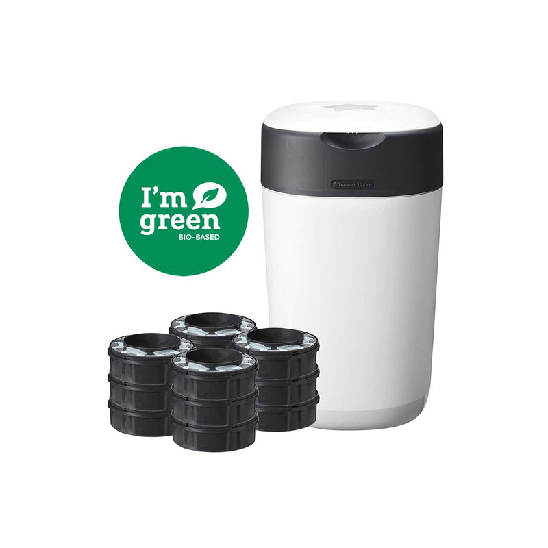 Tommee Tippee Twist and Click Windeleimer Starter-Set mit 12 Nachfüllungen, UK-Version