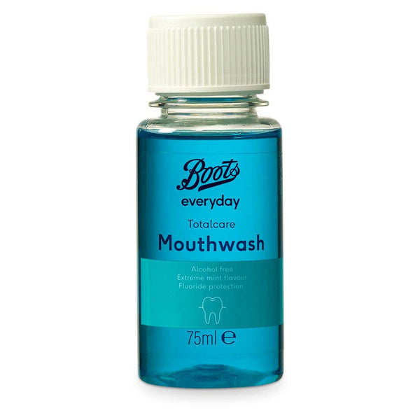 6-in-1 Alcohol Free Travel Mouthwash with Fluoride 75ml