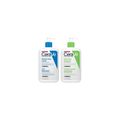 CeraVe Cleanse & Care Duo Hydrating Cleanser and Lotion 473ml