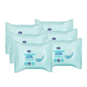 Boots Parfümfreie Reinigungstücher für das Gesicht Bundle