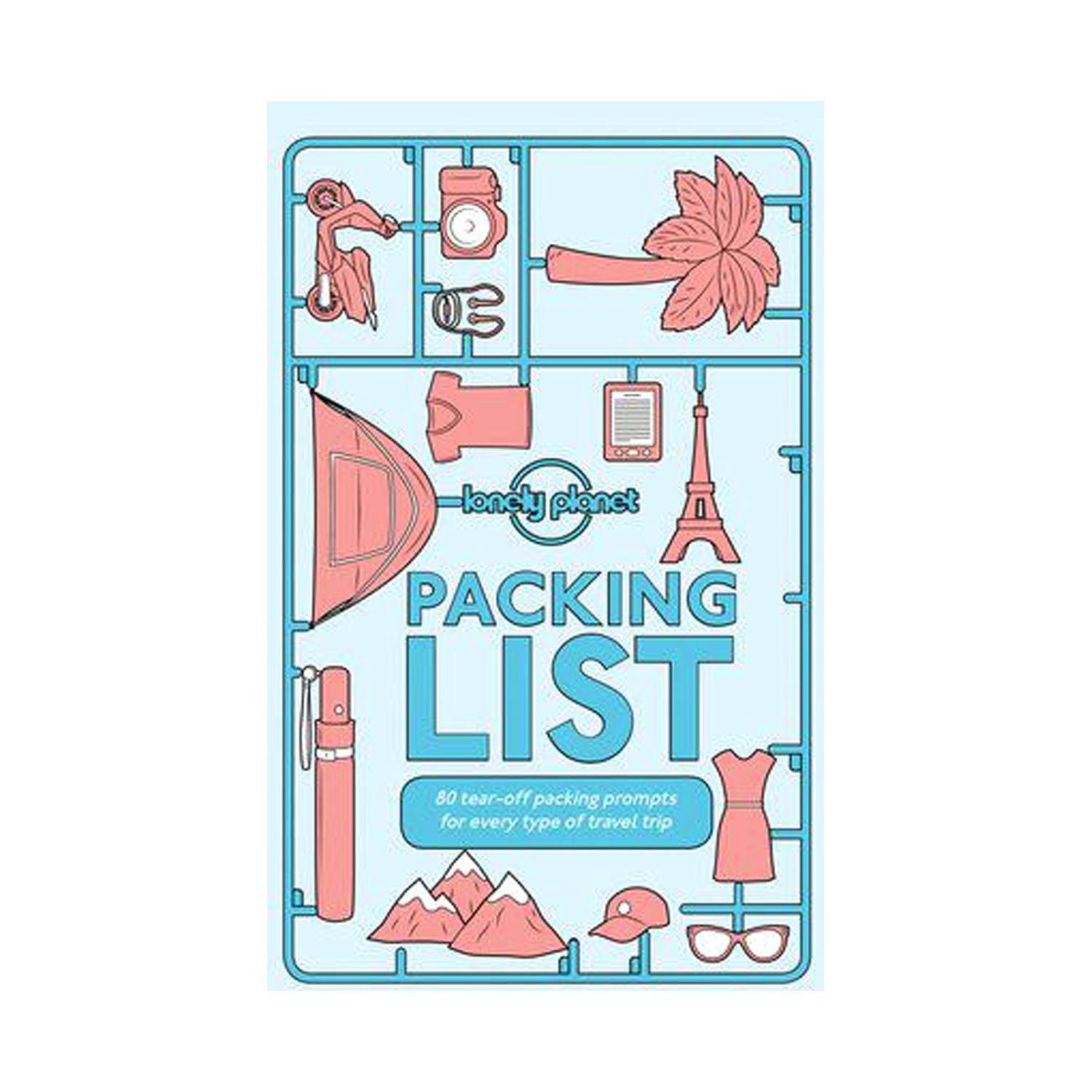 Lonely Planet Packing List Notebook 80 Sheets, UK version