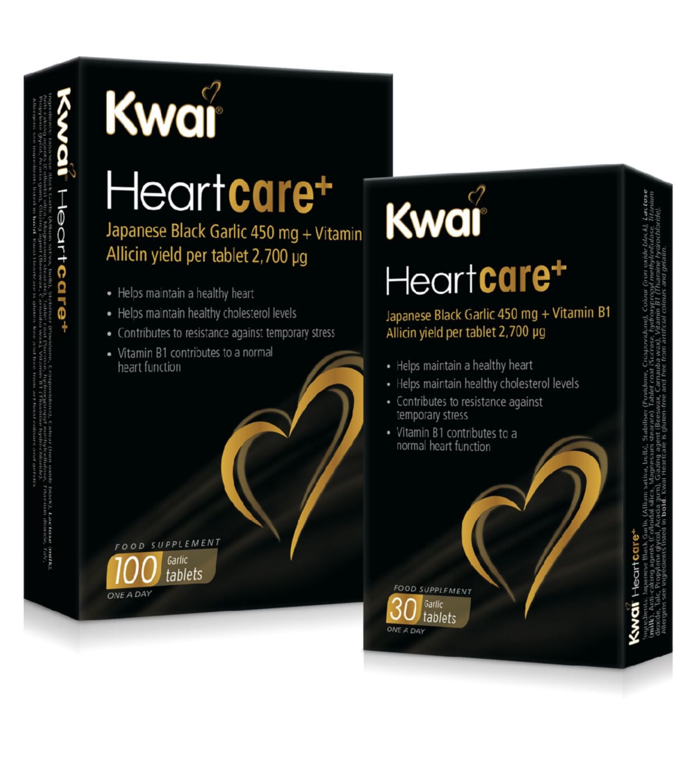 Kwai Heartcare+ Black Garlic 450mg tablets (British brand)