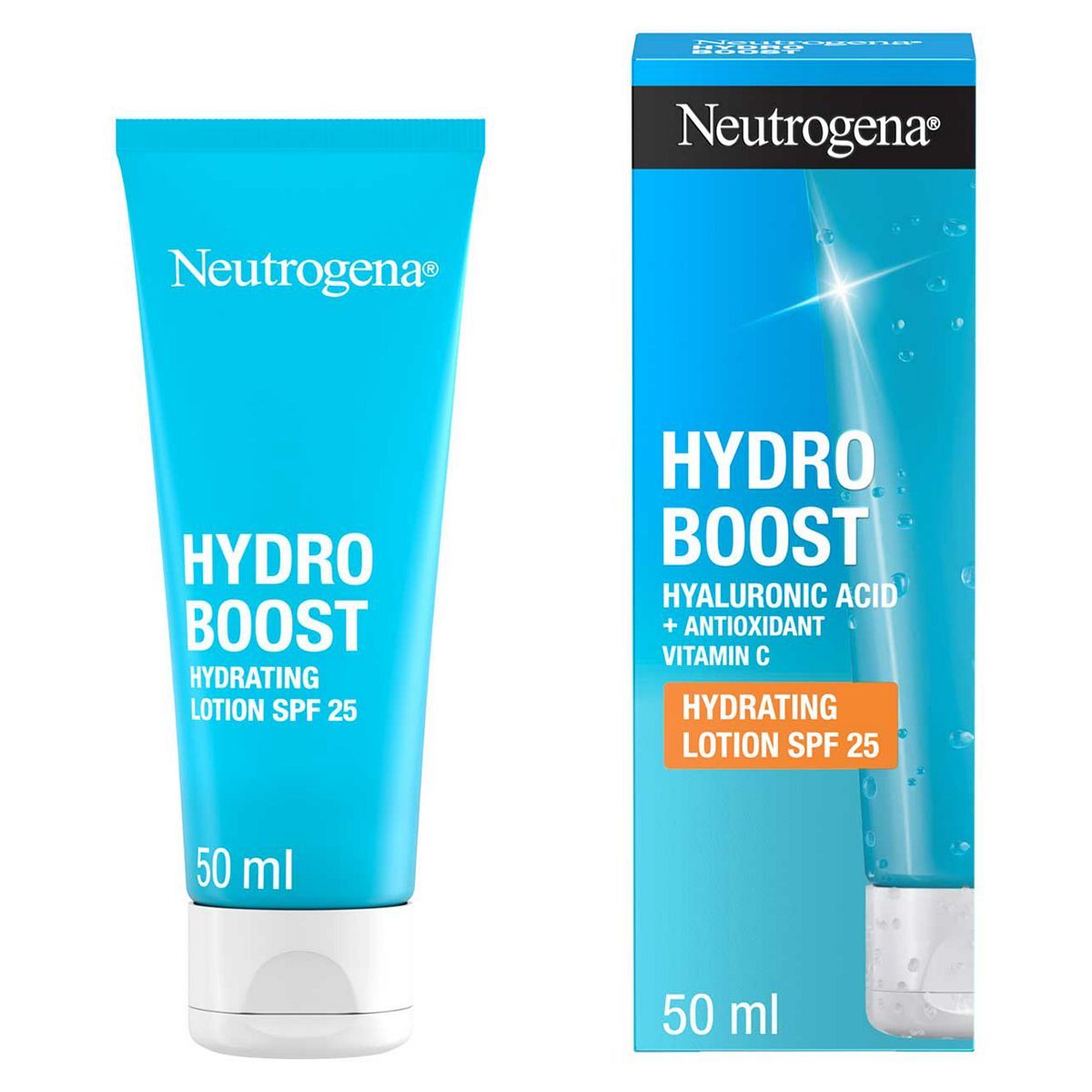 Neutrogena Hydro Boost Hydrating Lotion SPF 25 50ml - Hyaluronic Acid & Antioxidant GOODS Boots   