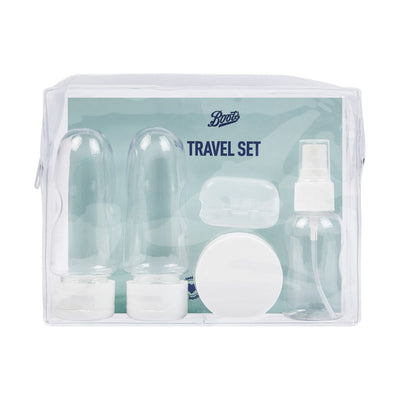 Boots Travel Toiletry Set PVC Bag