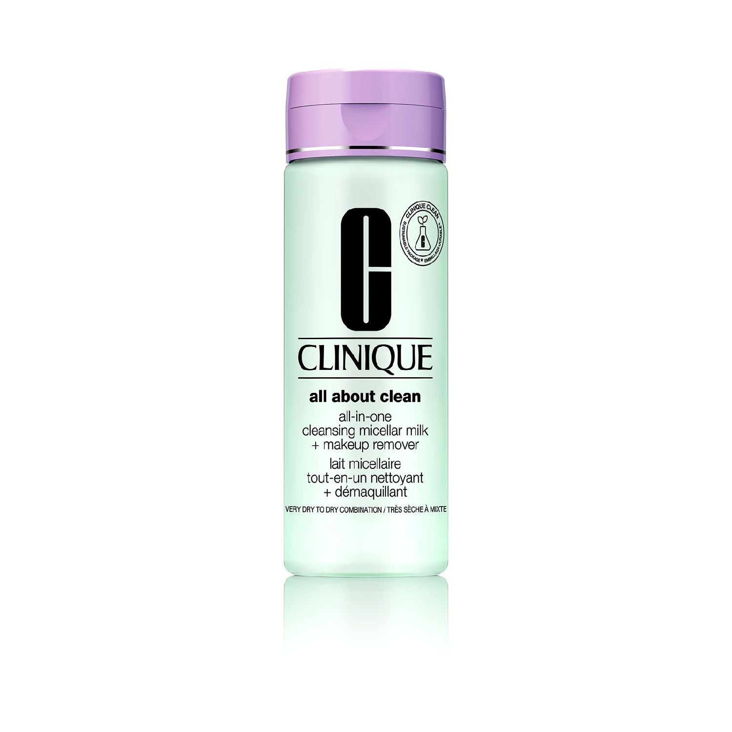 Clinique micellar milk cleanser for dry skin, imported from the UK