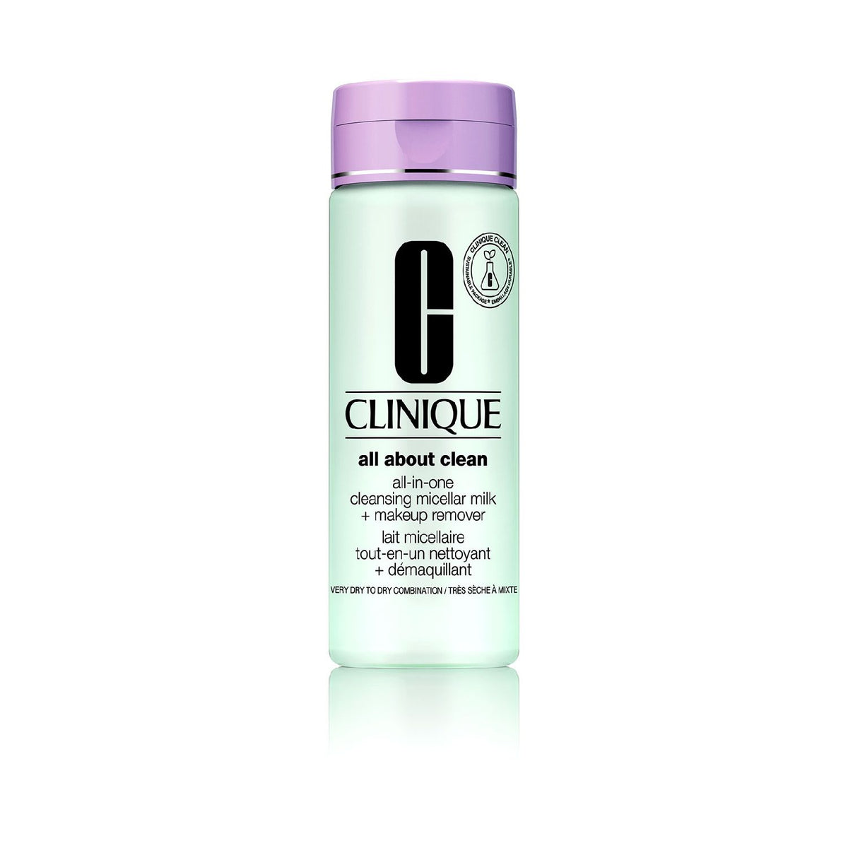 Clinique micellar milk cleanser for dry skin, imported from the UK