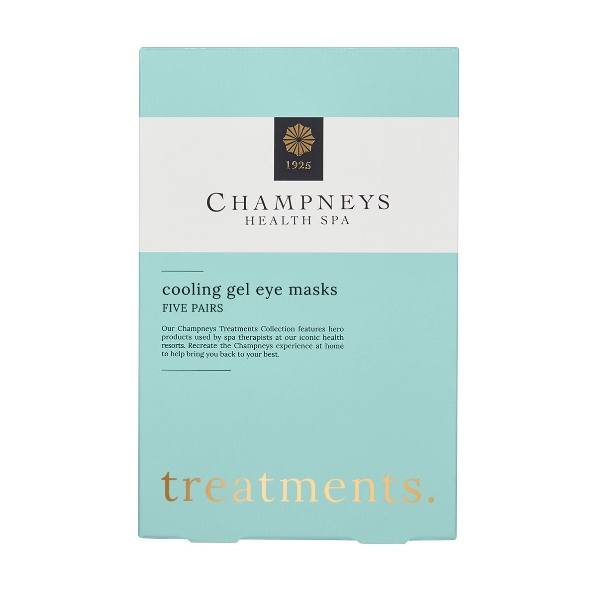 Champneys Treatments Cooling Gel Eye Masks 5x 3g GOODS Boots   