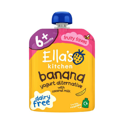 Boots Ella's Kitchen Organic Dairy Free Coconut Yoghurt with Banana Baby Food Pouch 90g- Buy online at McGrocer