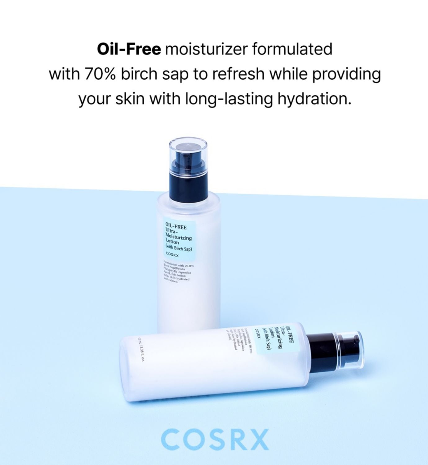 COSRX Oil Free Ultra Moisturizing Lotion 100ml, imported from the UK