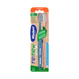 Wisdom Re:new Medium Toothbrush Twin Pack (British brand)