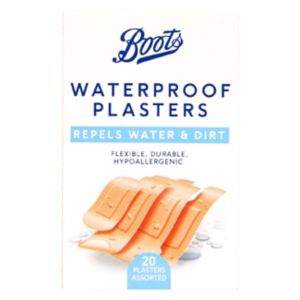 Boots Boots Waterproof Plasters 20 Pack Assorted Sizes- Buy online at McGrocer