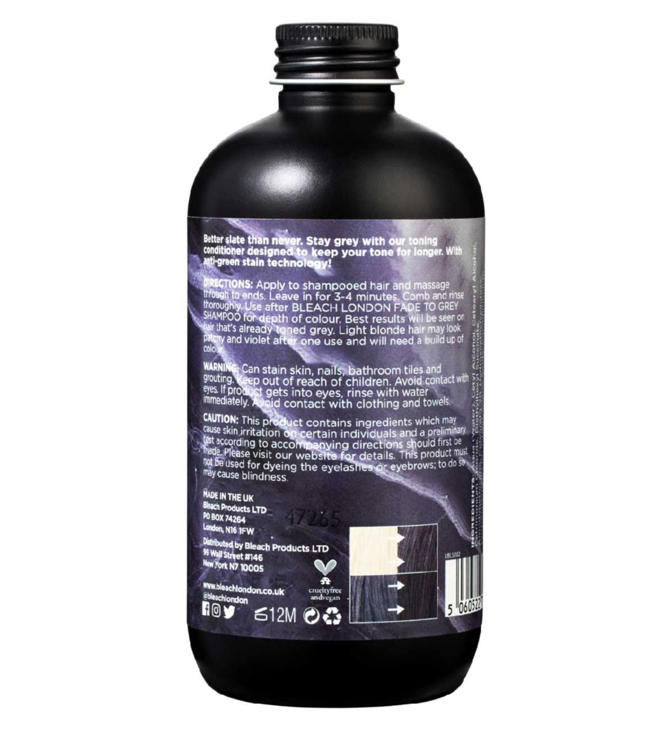 Bleach London Fade To Grey Conditioner 250ml - Britisches Produkt