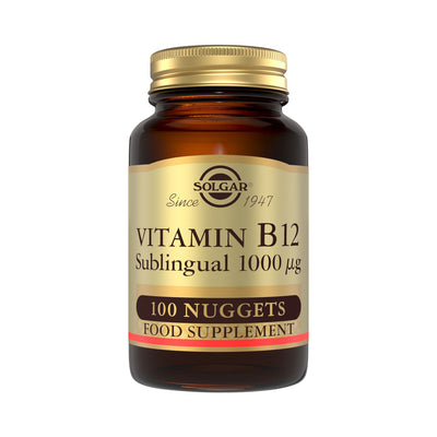 Boots Solgar Vitamin B12 1000µg Sublingual Nuggets 100 Count- Buy online at McGrocer