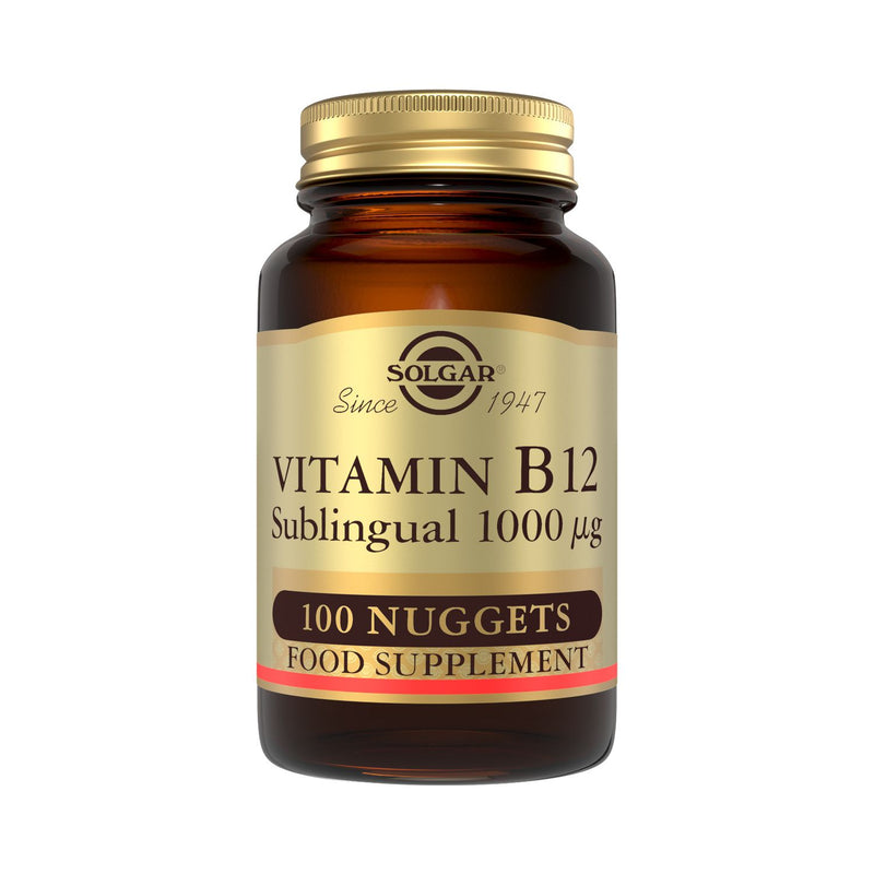 Solgar Vitamin B12 1000µg sublingual nuggets, UK version