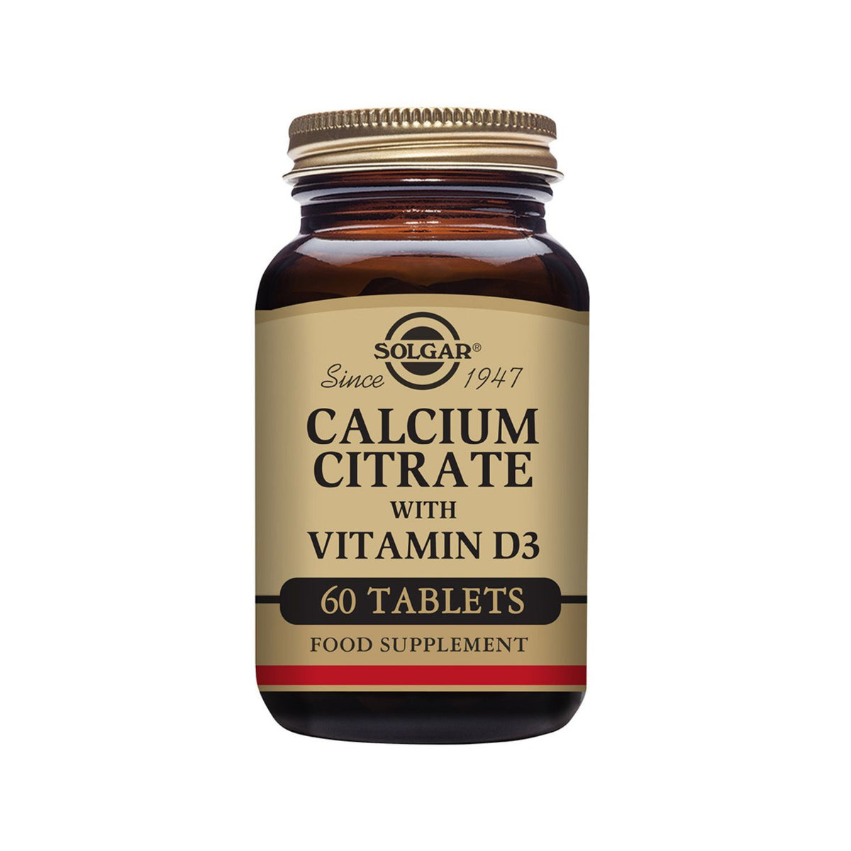 Solgar Calcium Citrate with Vitamin D3 60 tablets, UK version