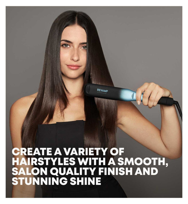 REVAMP wide ceramic hair straightener 38mm, UK version