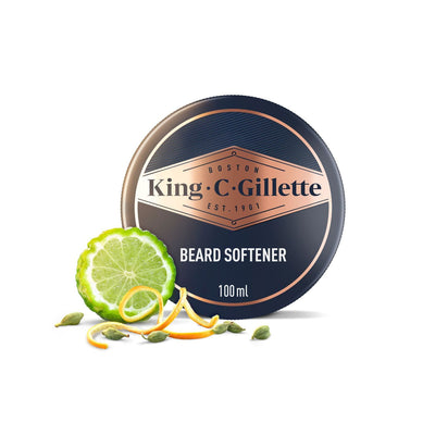 Boots King C. Gillette Men's Beard Softener Lightweight & Deep Conditioning 100ml- Buy online at McGrocer