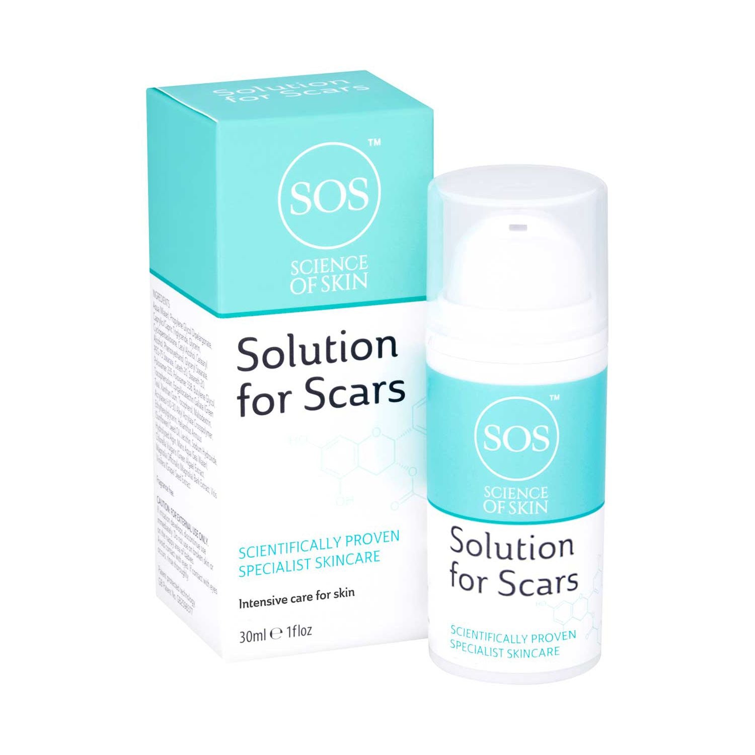 Science of Skin solution for scars 30ml, UK version