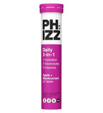 Phizz Apple  Blackcurrant 3-in-1 Hydration Electrolytes and Vitamins Effervescent 20 Tablets