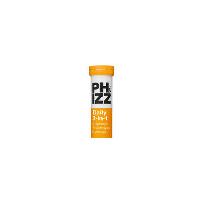 Boots Phizz Orange 3-in-1 Hydration, Electrolytes and Vitamins Effervescent Tablets 20 Tablets- Buy online at McGrocer