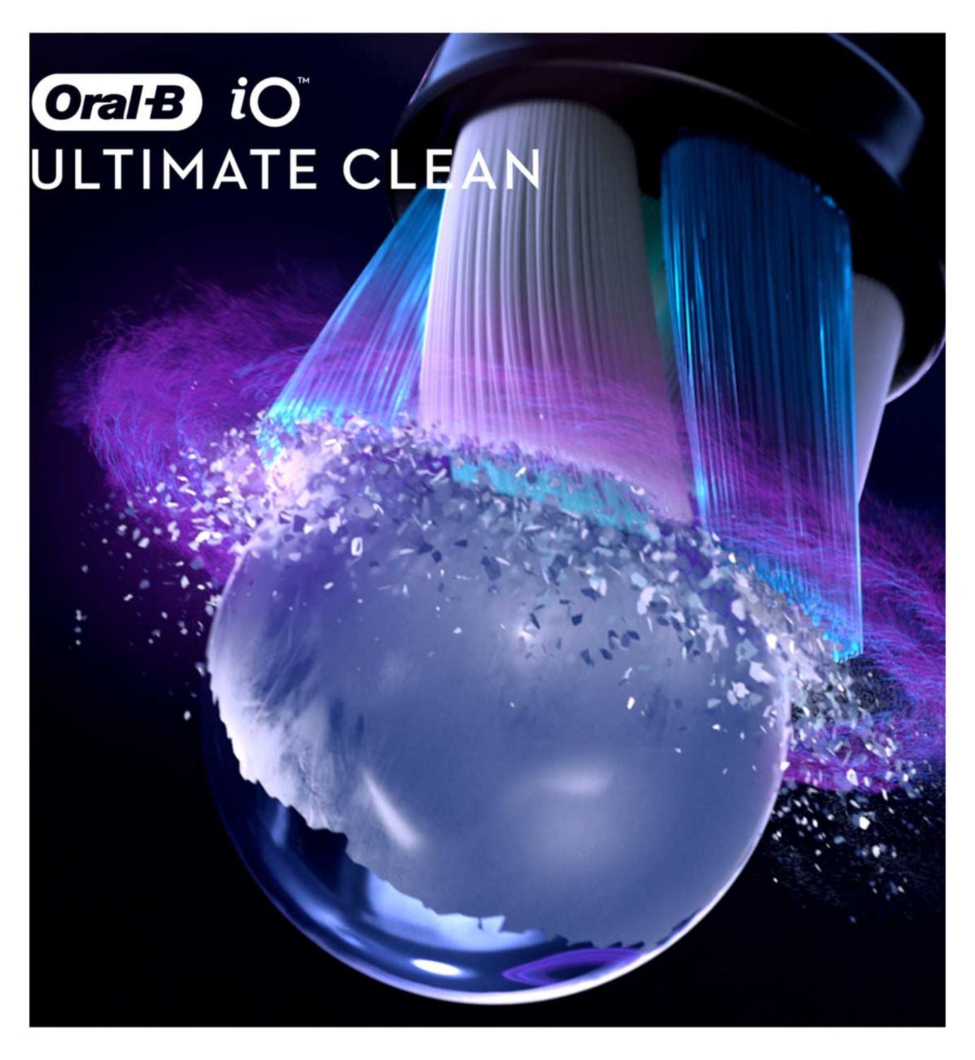 Oral-B iO toothbrush heads Ultimate Clean Black 2 Pack - British product