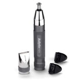 BaByliss Super-X Metal Series Cordless Nose, Ear and Eyebrow Trimmer - Chrome