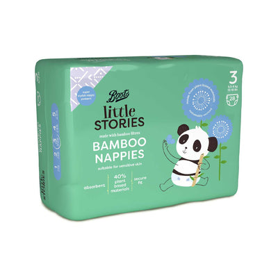 Boots Little Stories Bambuswindeln Größe 3 28er Pack