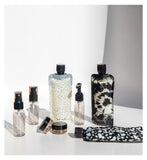 Kitsch 11 Piece Travel Bottle Set in Black, UK version