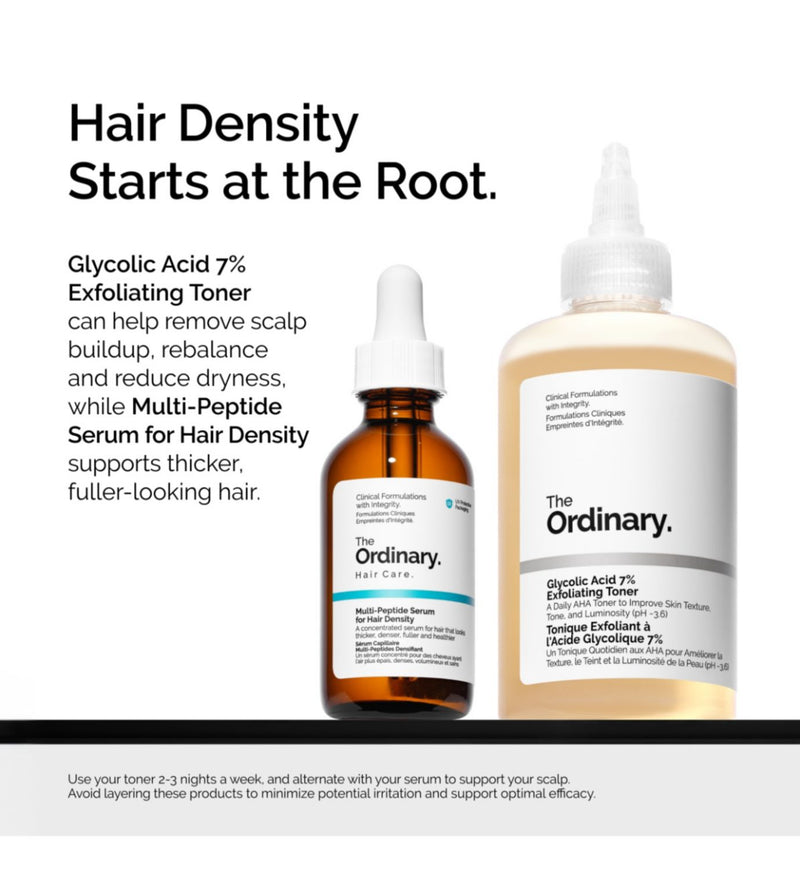 The Ordinary Multi-Peptide Hair Density Serum 60ml, imported from the UK