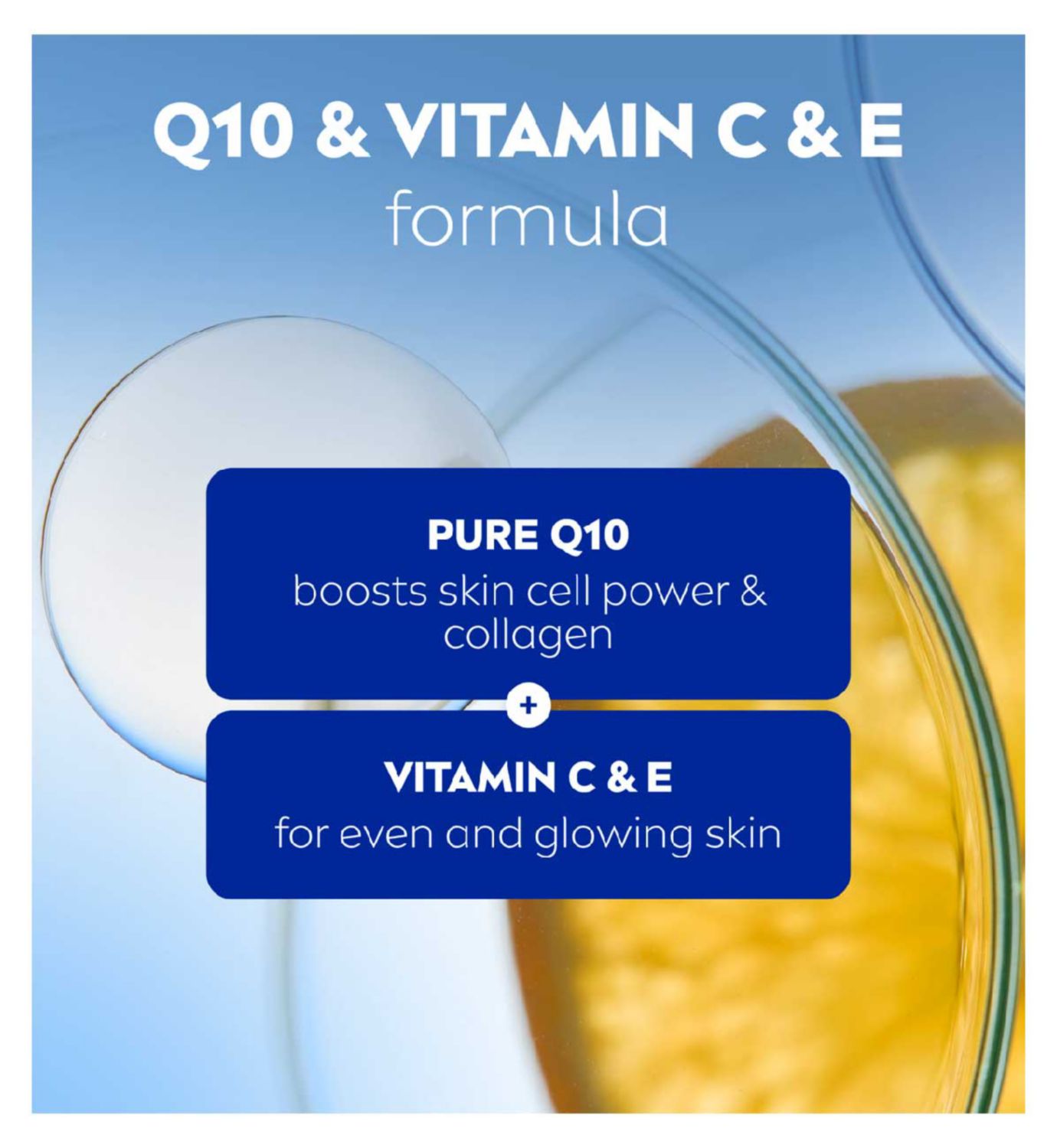 NIVEA Q10 Energy Fresh Look eye cream 15ml - British product
