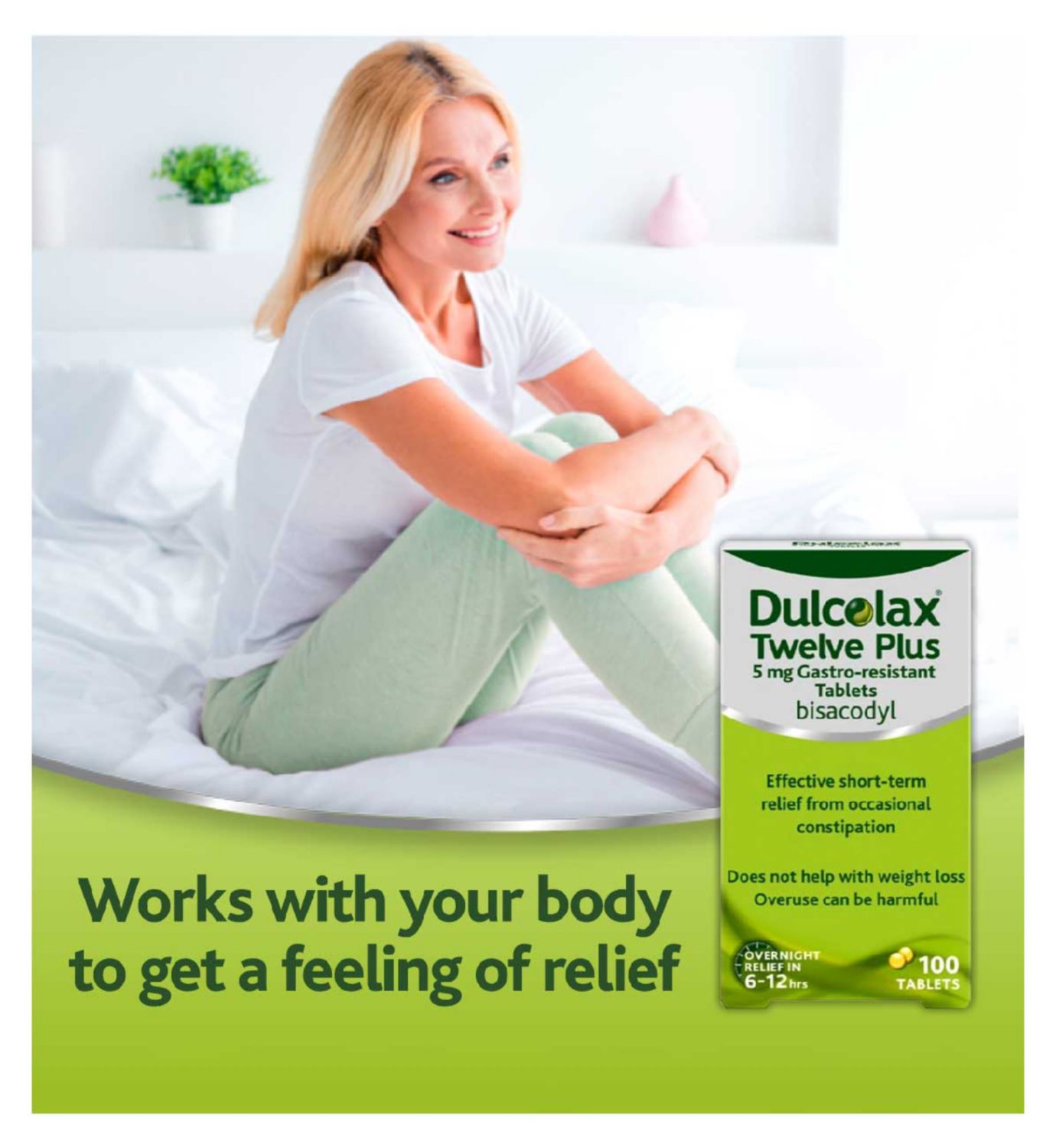 Dulcolax laxative tablets 5 mg 100 tablets, UK version