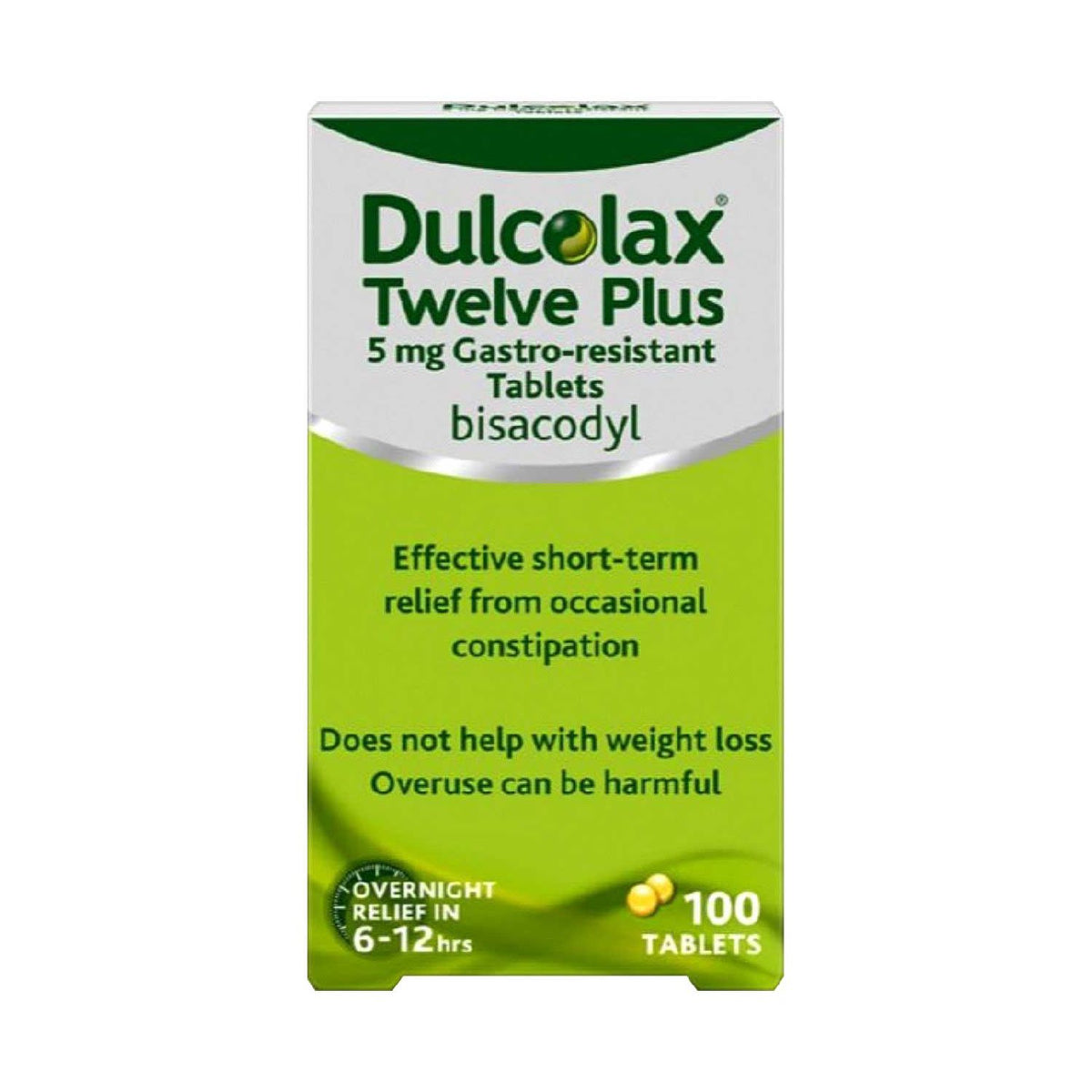 Dulcolax laxative tablets 5 mg 100 tablets, UK version