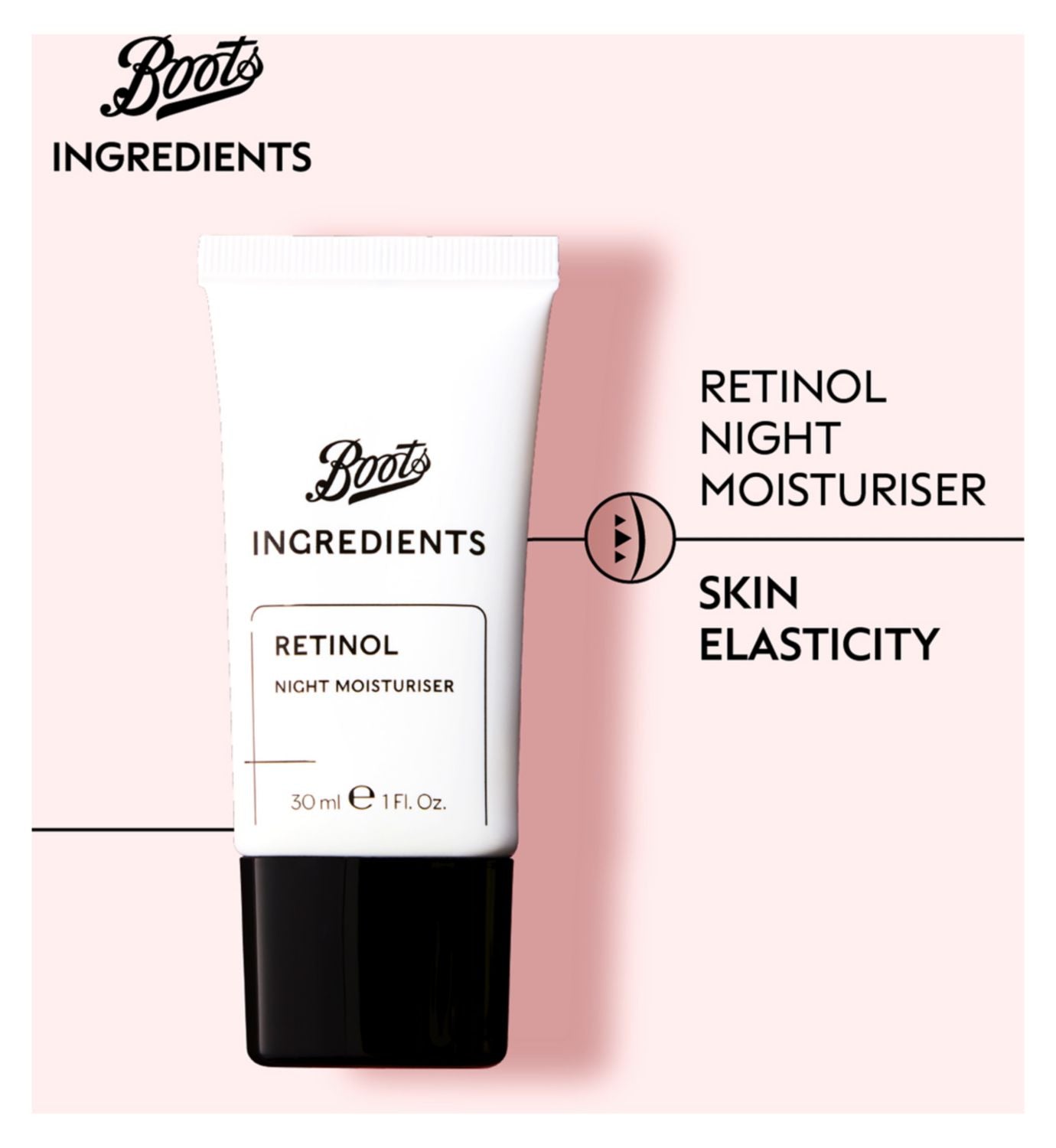 Boots Retinol Nachtfeuchtigkeitscreme 30ml - Britisches Produkt