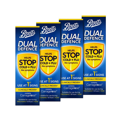 Boots Boots Dual Defence Nasal Spray Family Bundle 4 x 20ml- Buy online at McGrocer
