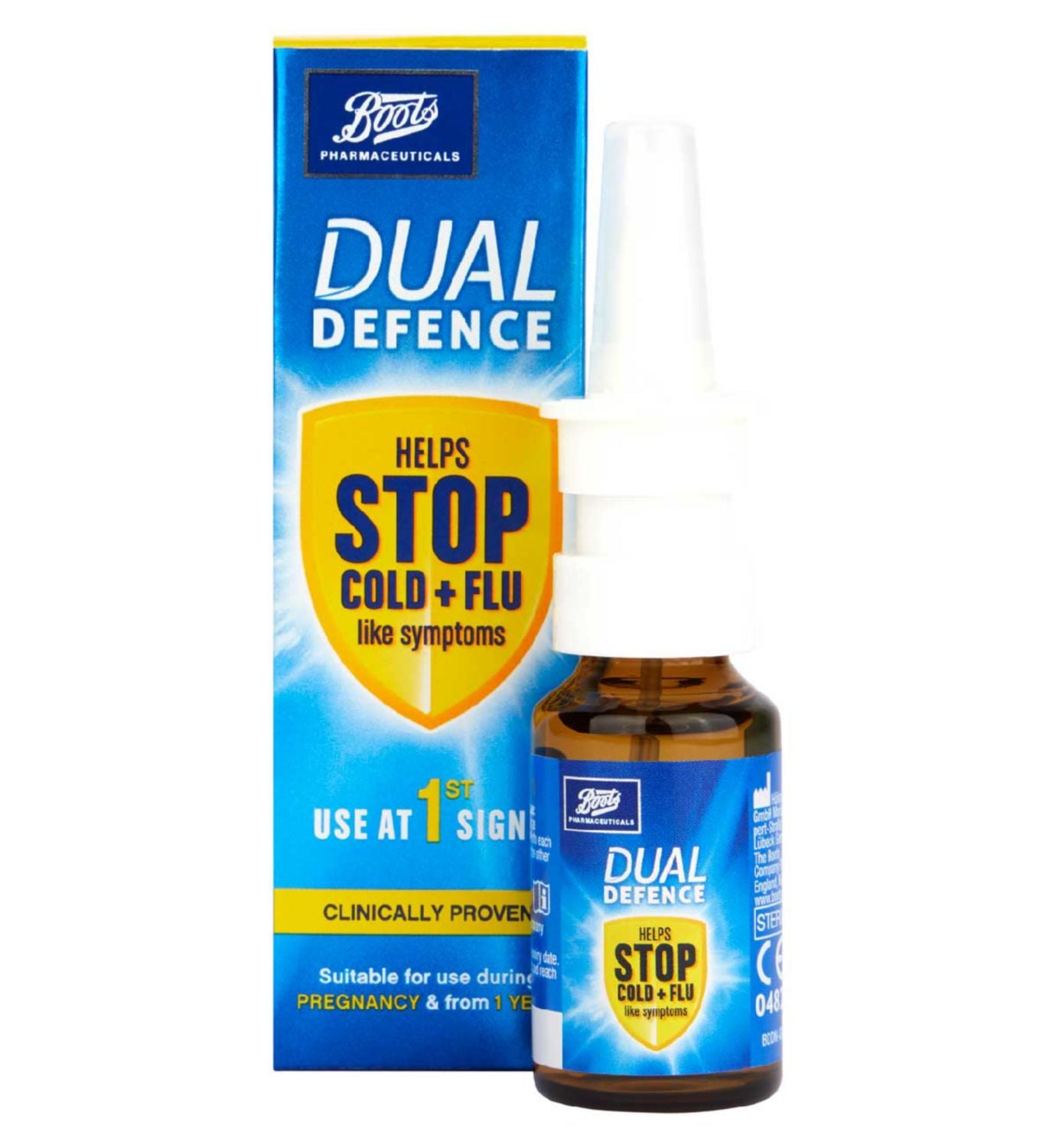 Boots Dual Defence Nasenspray 4 x 20ml - Britisches Produkt