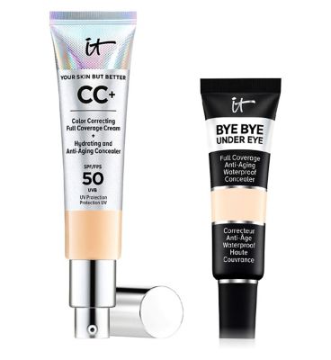 IT Cosmetics Your Skin But Better CC+ Cream - Light &amp; Bye Bye Under Eye Concealer - Light