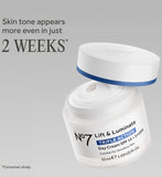 No7 Lift & Luminate Cream SPF 15 50ml, imported from the UK