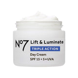 No7 Lift & Luminate Cream SPF 15 50ml, imported from the UK