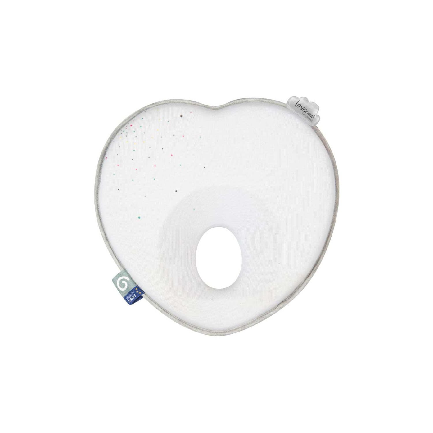 Babymoov head support pillow white organic cotton - British product