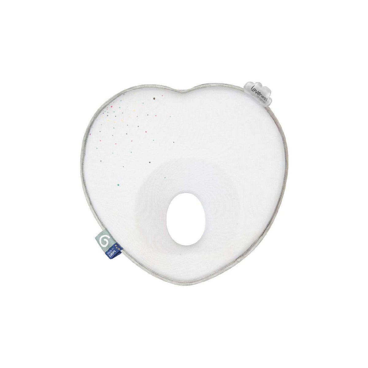 Babymoov head support pillow white organic cotton - British product