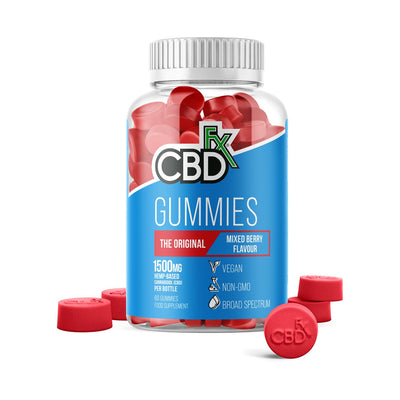 CBDfx Mixed Berry Hanf Gummibärchen 1500mg 60 Stück
