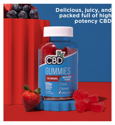 CBDfx Mixed Berry Hanf Gummibärchen 1500mg 60 Stück