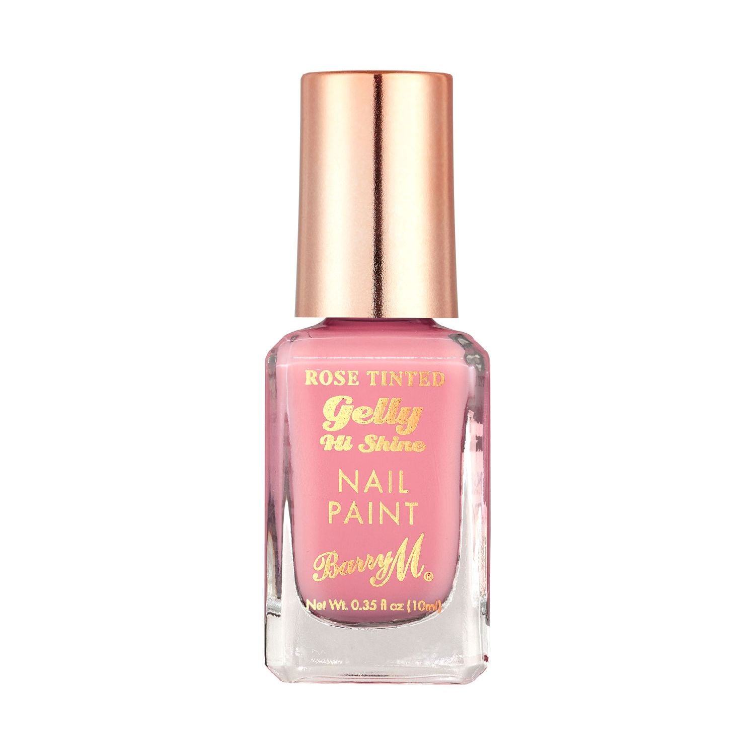Barry M Rose Tinted Gelly Nail Paint Eden Rose 10ml - British product