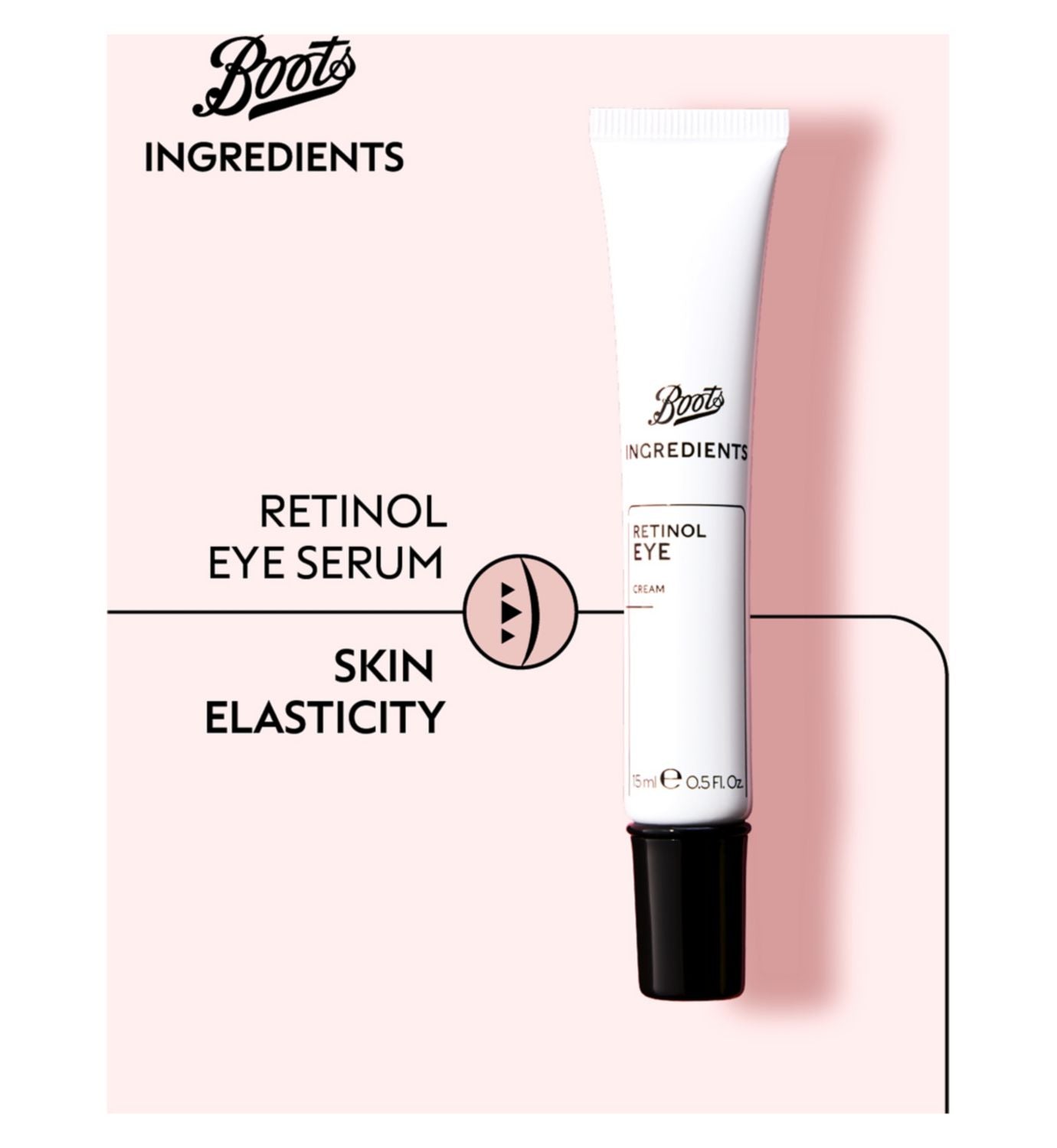 Boots Ingredients retinol eye cream 15ml - British product