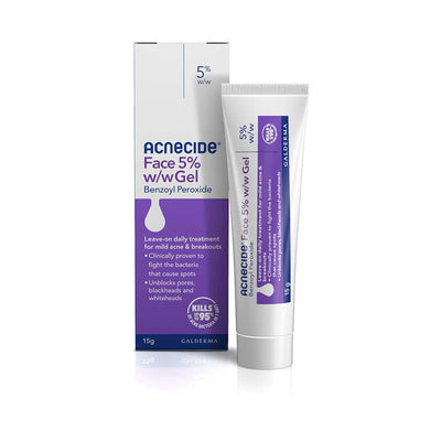 Boots Acnecide Face 5% w/w Acne Treatment Gel - 15g- Buy online at McGrocer