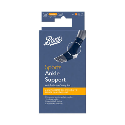 Boots Boots Sports Ankle Support with Reflective Safety Strip - Small- Buy online at McGrocer